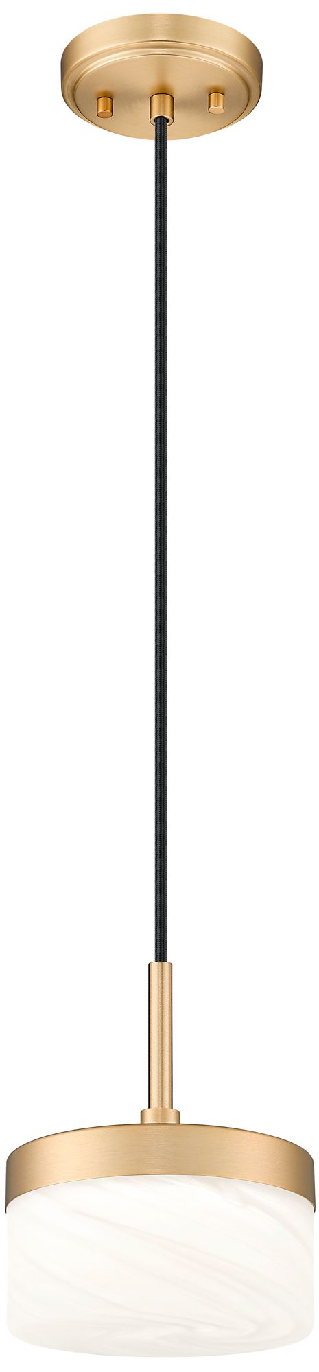 Image 5 Renaud by Z-Lite 6.75 inch Modern Gold 1 Light Pendant more views