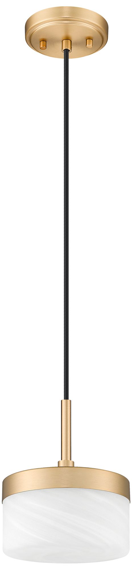 Image 7 Renaud by Z-Lite 6.75 inch Modern Gold 1 Light Pendant more views