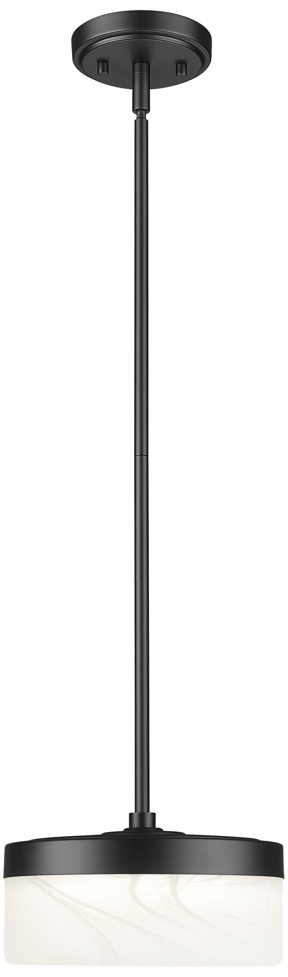 Renaud by Z-Lite 9.25 inch Matte Black 1 Light Pendant