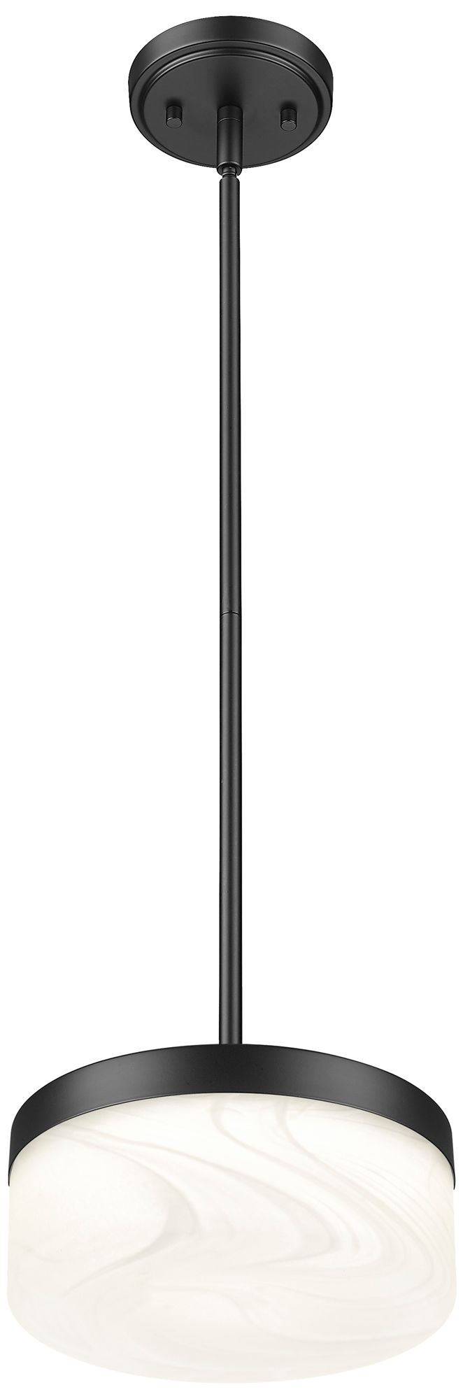 Image 4 Renaud by Z-Lite 9.25 inch Matte Black 1 Light Pendant more views