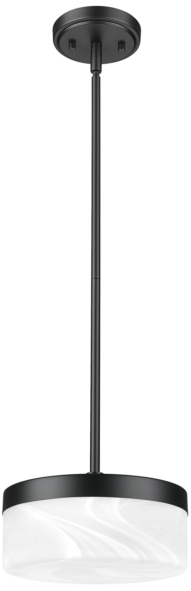 Image 7 Renaud by Z-Lite 9.25 inch Matte Black 1 Light Pendant more views