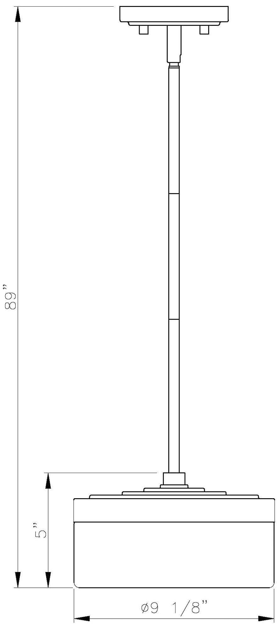 Renaud by Z-Lite 9.25 inch Matte Black 1 Light Pendant