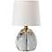 Renee 12" High Modern Clear Crystal Accent Table Lamp