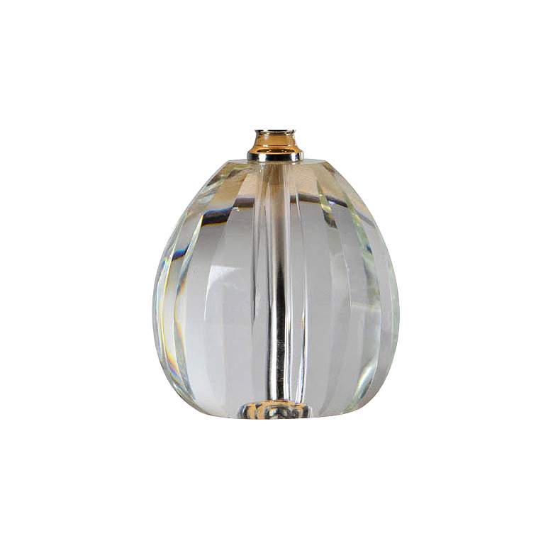 Image 2 Renee 12 inch High Modern Clear Crystal Accent Table Lamp more views
