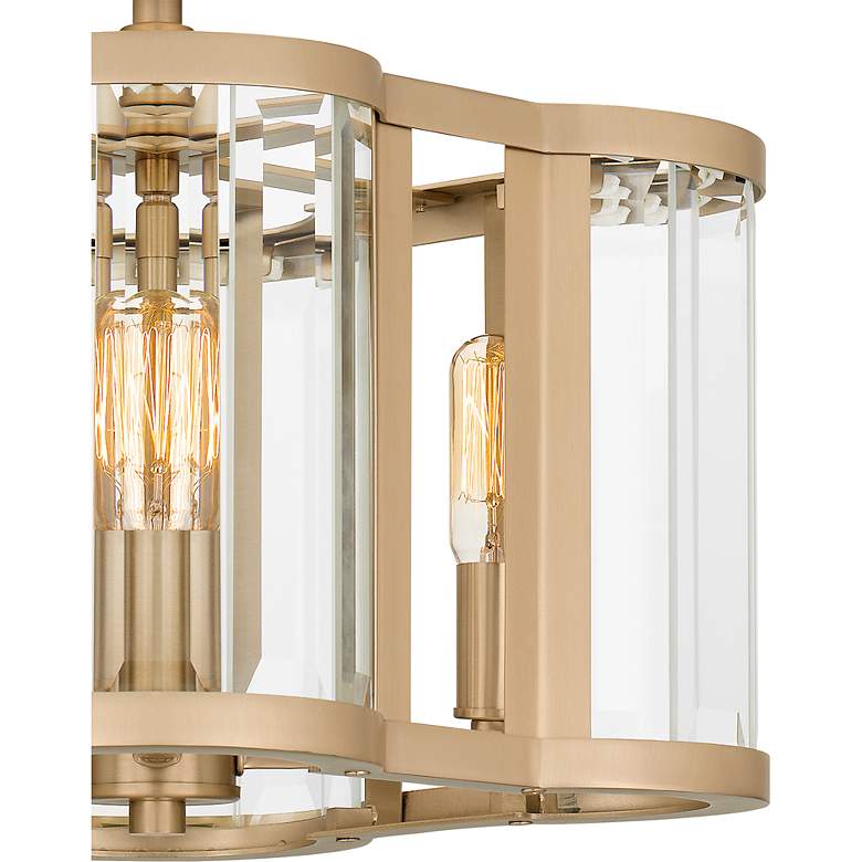 Image 7 Renee 4-Light Bronze Gold Semi-Flush Mount more views