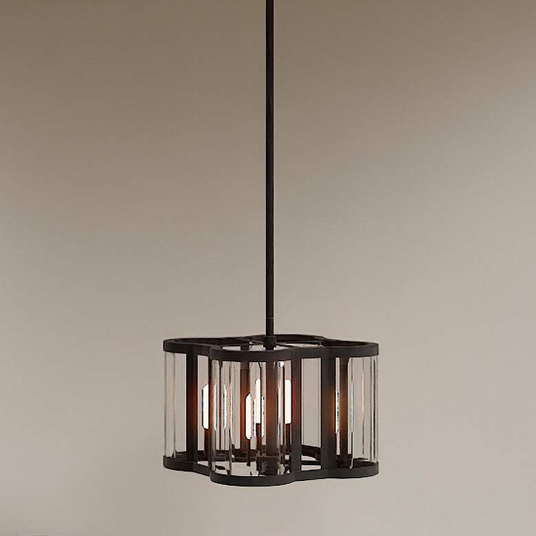 Image 1 Renee 4-Light Matte Black Pendant