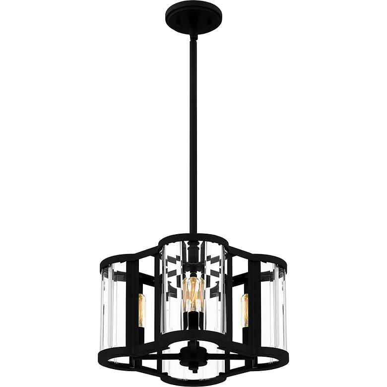 Image 7 Renee 4-Light Matte Black Pendant more views