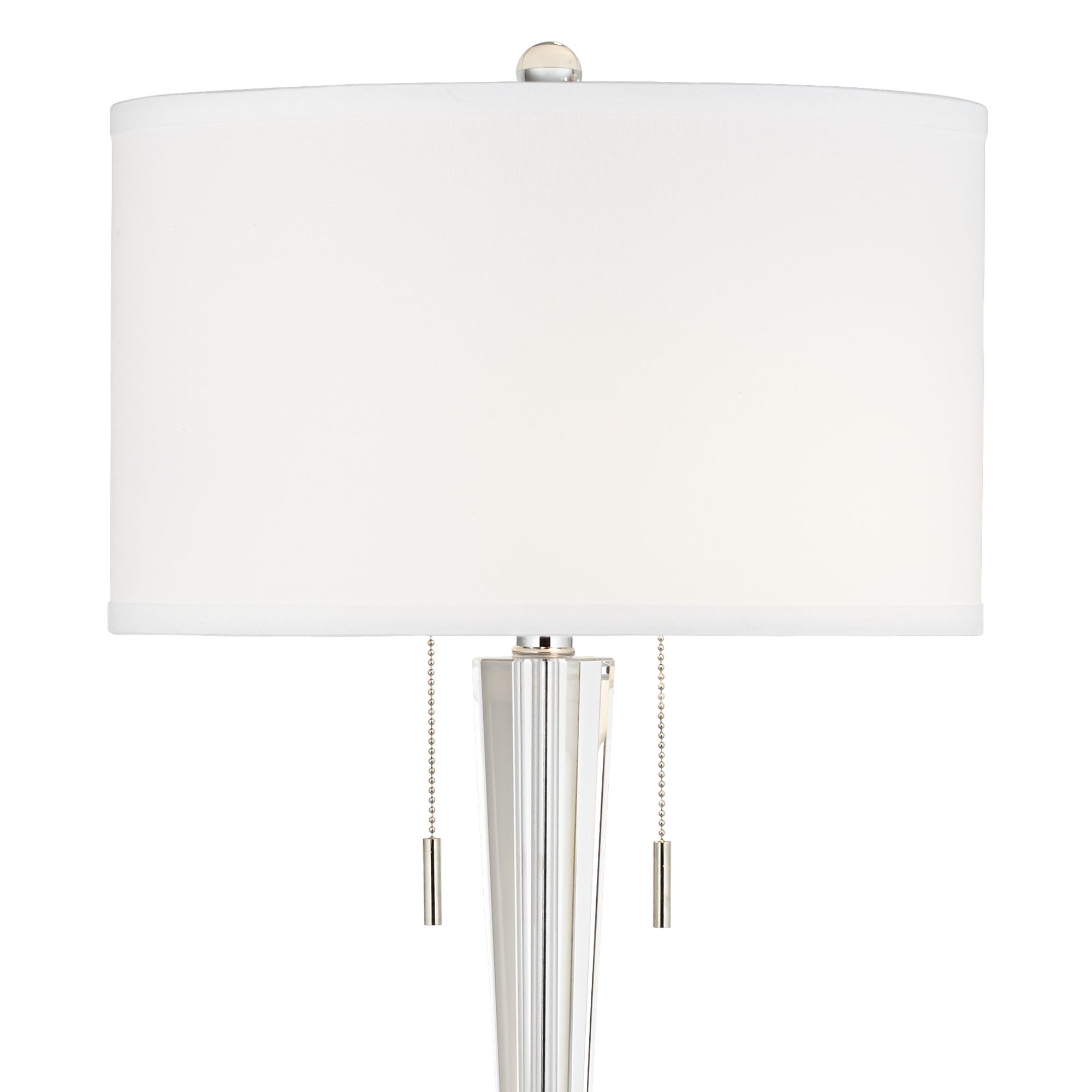 renee clear crystal glass table lamp