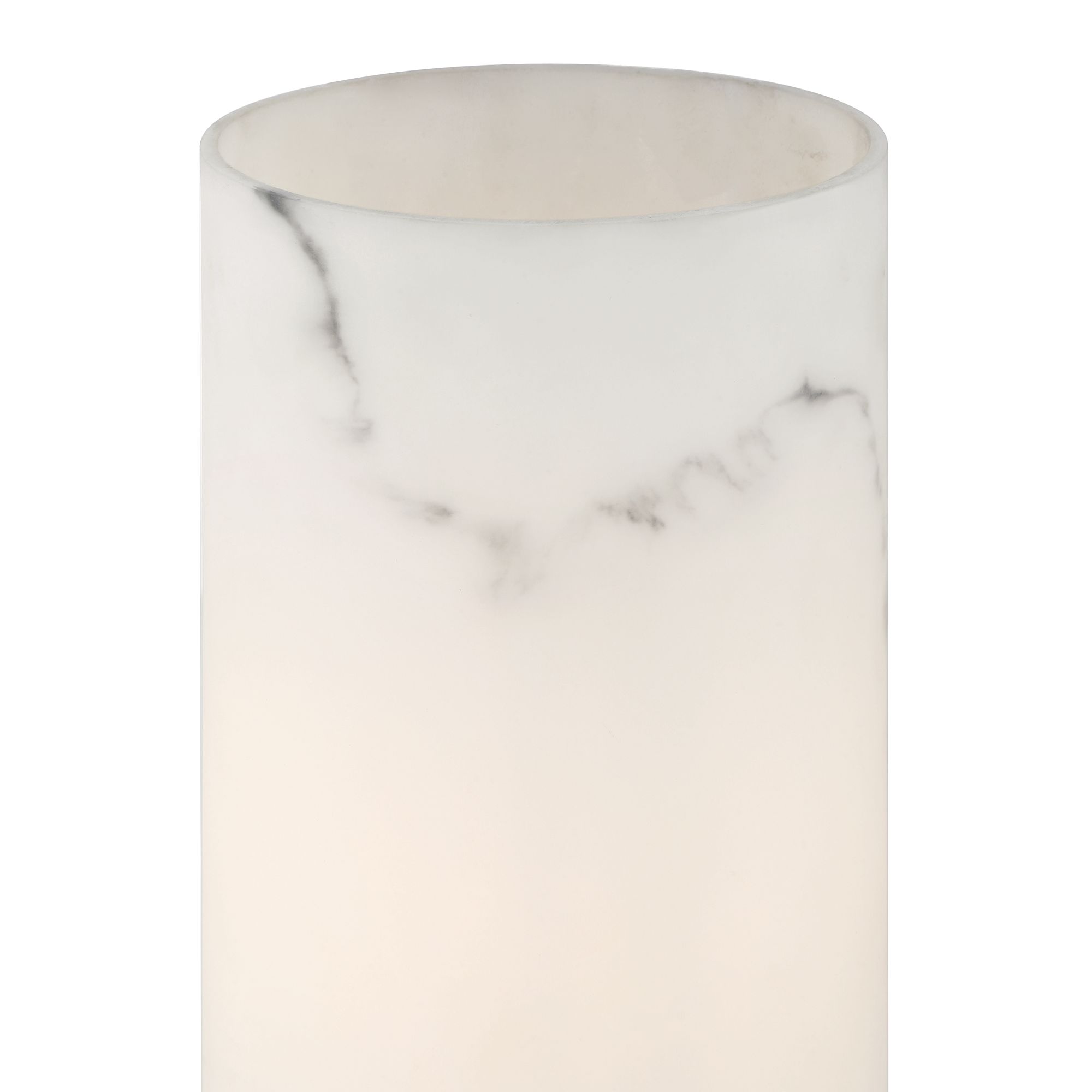 Image 3 Renier 14" High Faux Alabaster Accent Table Lamp more views