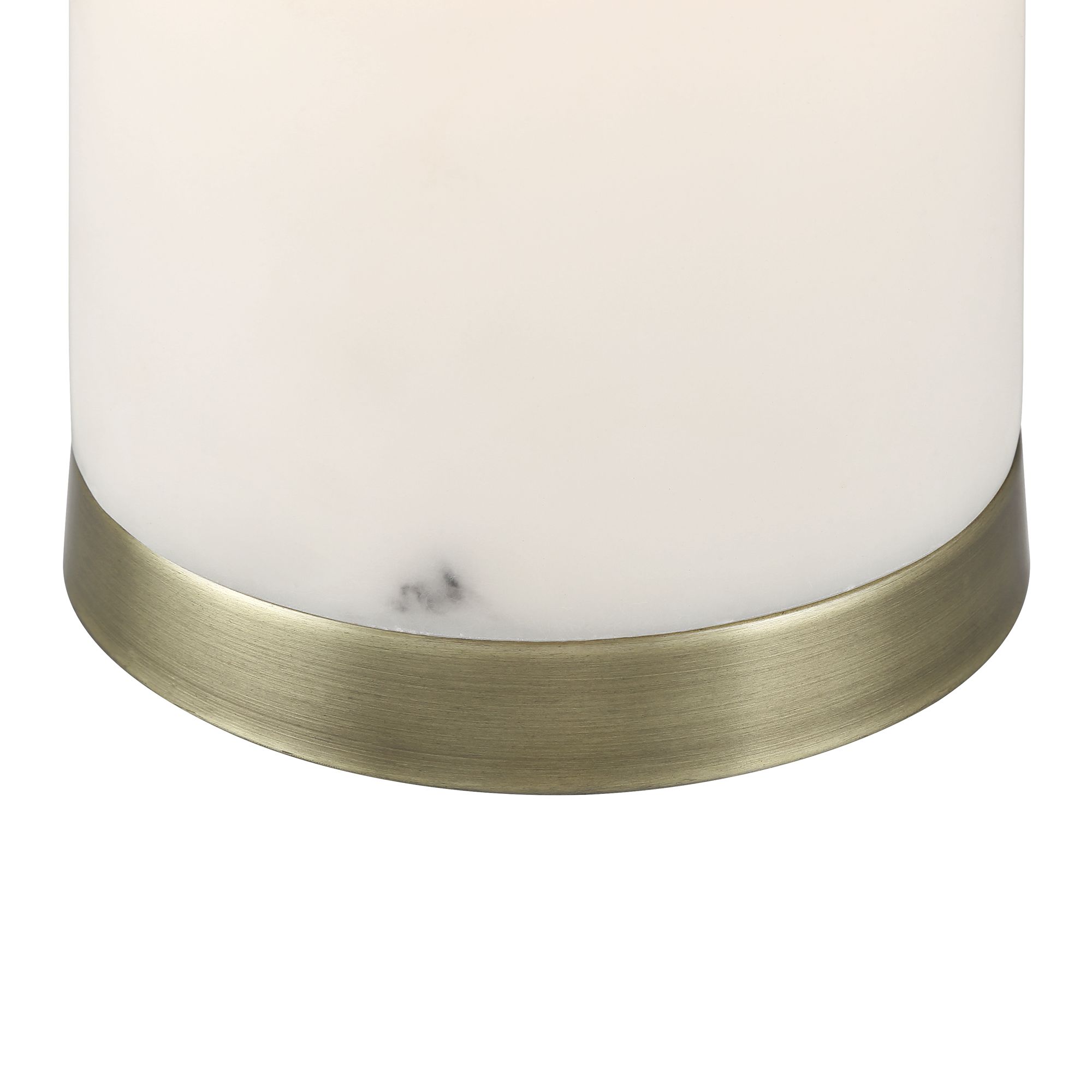 Image 4 Renier 14" High Faux Alabaster Accent Table Lamp more views