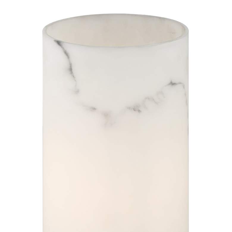 Image 3 Renier 14" High Faux Alabaster Accent Table Lamp more views