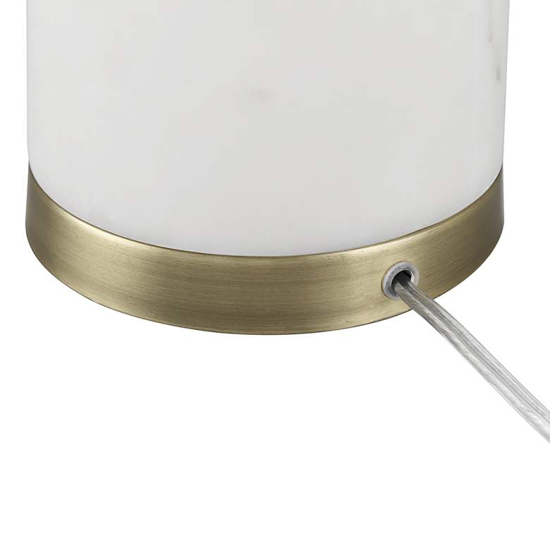 Image 5 Renier 14" High Faux Alabaster Accent Table Lamp more views