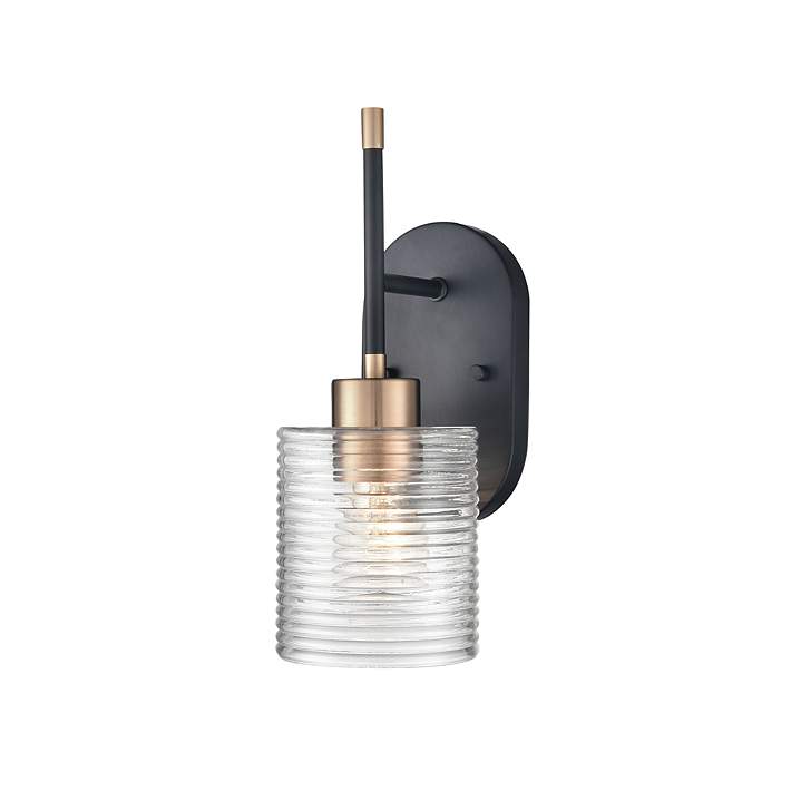 Renitta 1-Light Mini-Pendant light Matte Black Modern Gold (9421-MB/MG Renitta 1-Light Mini-Pendant light Matte Black Modern Gold (9421-MB/MG