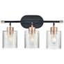 1_Renitta 20"W Matte Black and Modern Gold 3-Light Bath Light