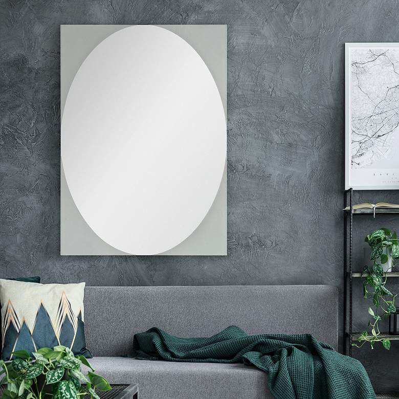 Image 1 Renna Frameless 30" x 40" Rectangular Wall Mirror