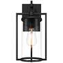 5_Rennes 15 3/4" High Black Outdoor Wall Light Set of 2 more views