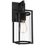 6_Rennes 15 3/4" High Black Outdoor Wall Light Set of 2 more views