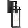 7_Rennes 15 3/4" High Black Outdoor Wall Light Set of 2 more views
