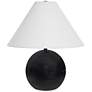 Renwil 19" High Modern Natural Black Marble Table Lamp
