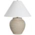Renwil 21" High Sand Beige Hand Thrown Jar Ceramic Table Lamp