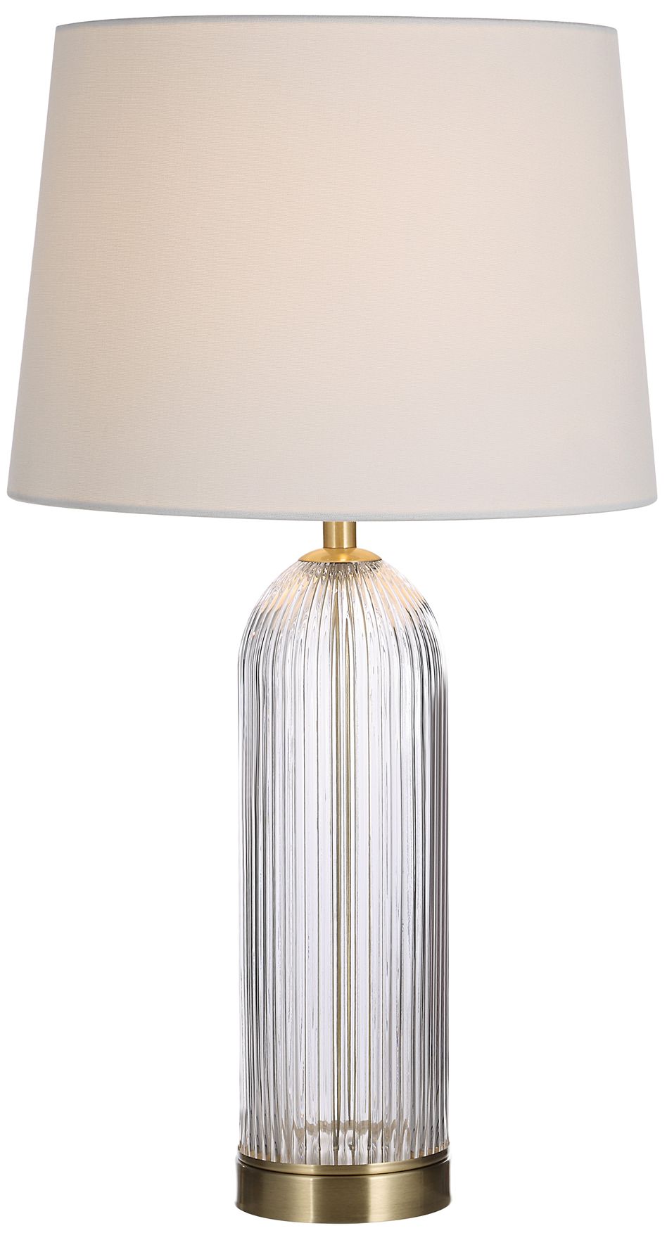 Image 4 Renwil 25" High Modern Clear Fluted Glass Table Lamps Set Of 2 more views