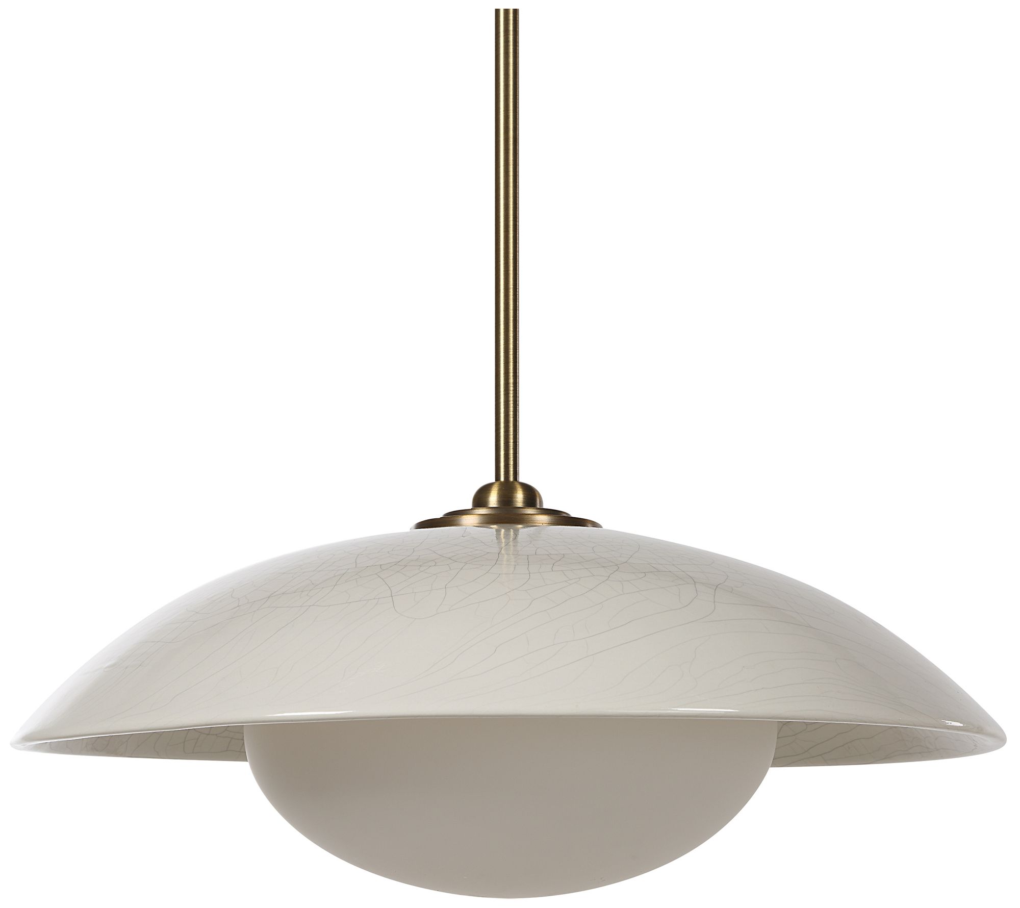 Image 2 Renwil Abbie 72.5" Height Ceiling Fixture, Off-White Crackle more views