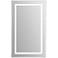 Renwil Adele Clear Glass 24" x 40" Rectangular LED Wall Mirror