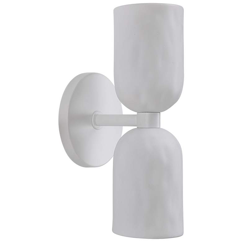 Image 1 Renwil Akira Ceramic White Wall Sconce 5x11.25x5.5"