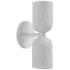 Renwil Akira Ceramic White Wall Sconce 5x11.25x5.5"