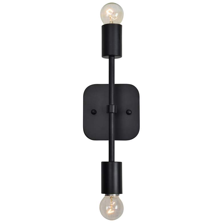 Image 1 Renwil Albany I Black Powder Coated Wall Sconce 13x5x4"