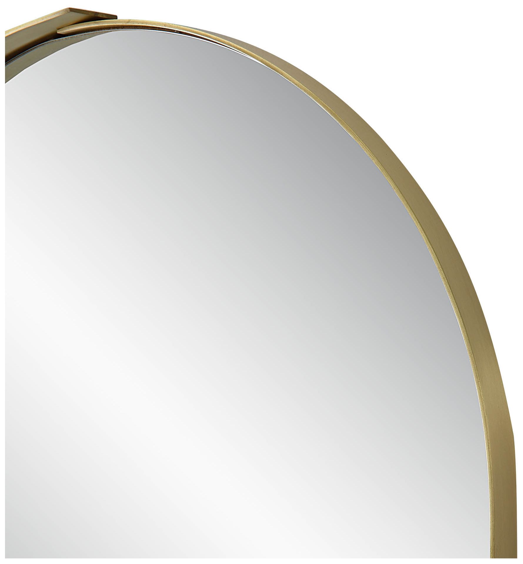 Image 2 Renwil Aleah 40" Tall Oval Wall Mirror, Yellow more views