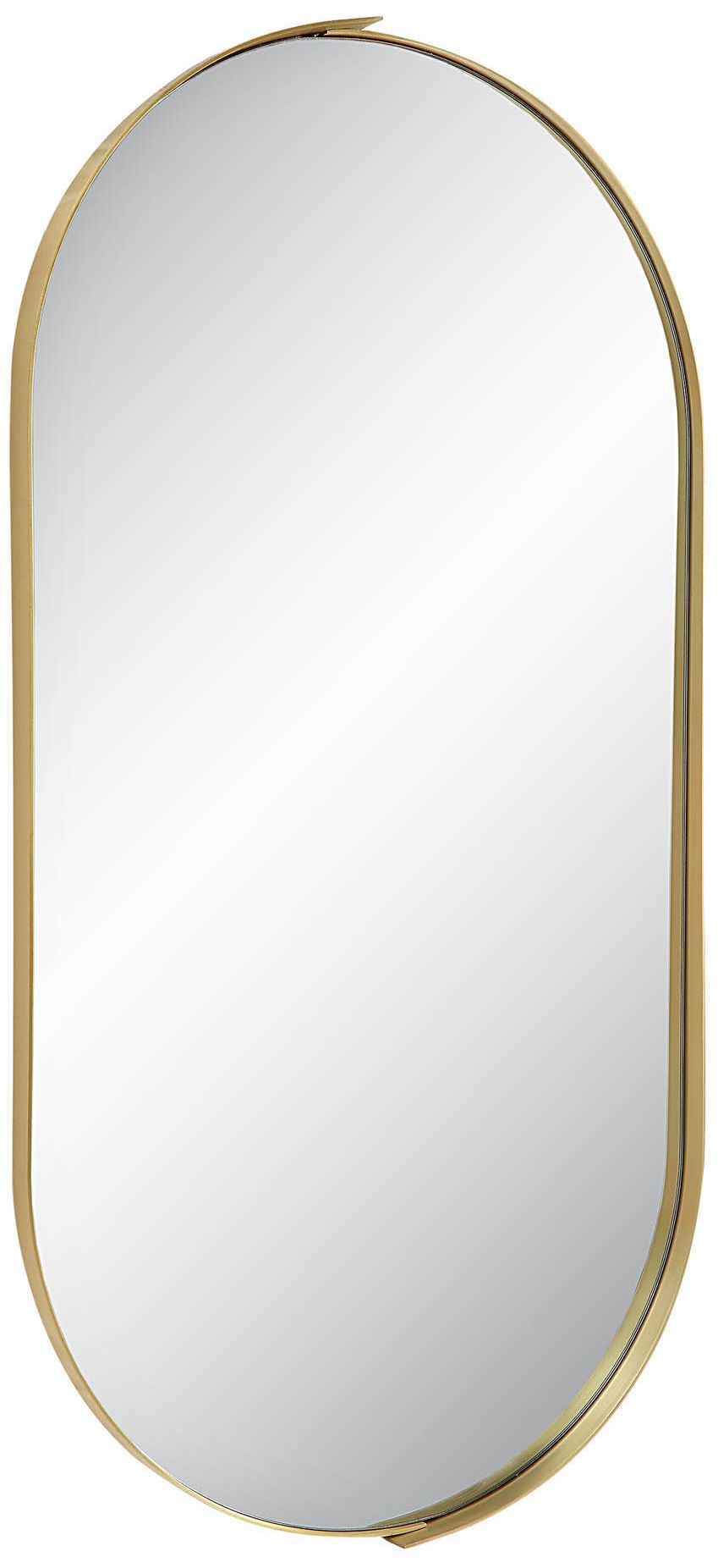 Image 3 Renwil Aleah 40" Tall Oval Wall Mirror, Yellow more views