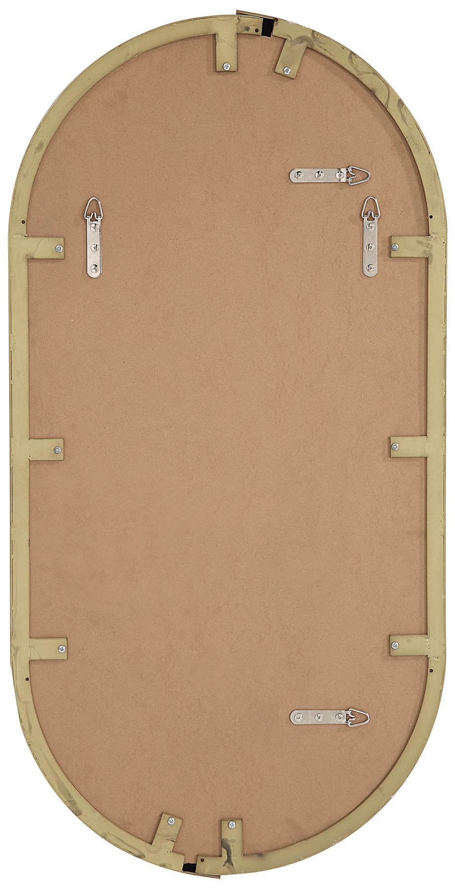 Image 5 Renwil Aleah 40" Tall Oval Wall Mirror, Yellow more views