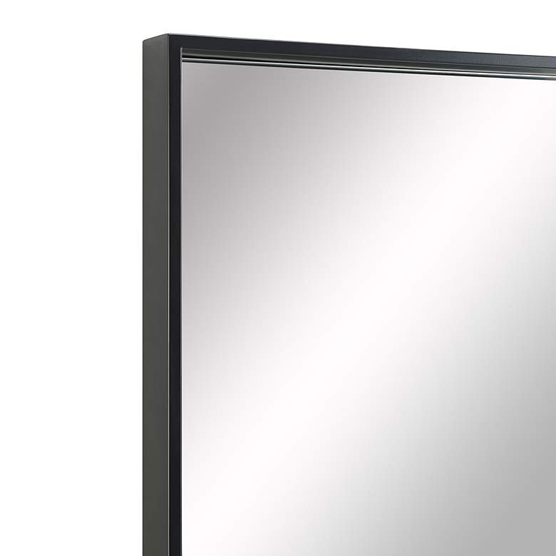 Image 4 Renwil Annalise Matte Black 30" x 45" Rectangular Wall Mirror more views
