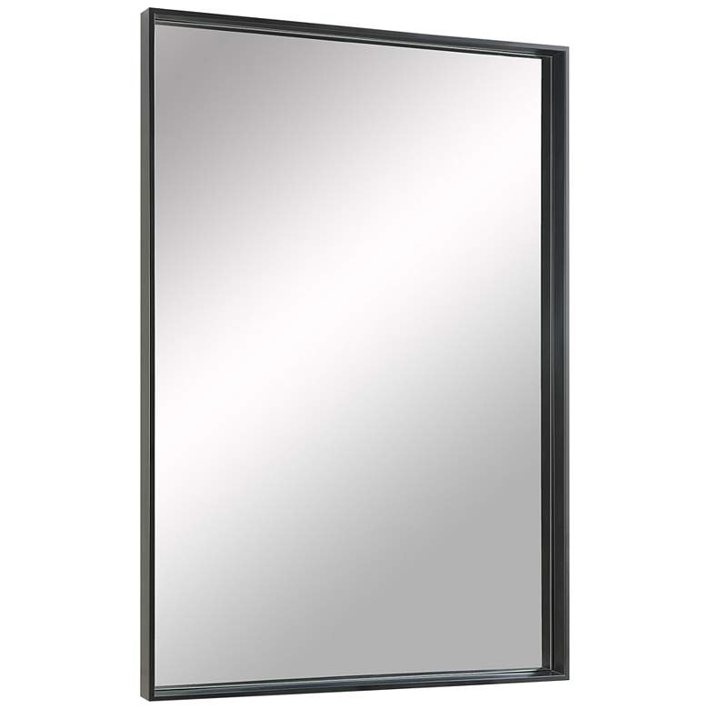 Image 5 Renwil Annalise Matte Black 30" x 45" Rectangular Wall Mirror more views