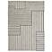 Arctica Ivory Black Wool Area Rug