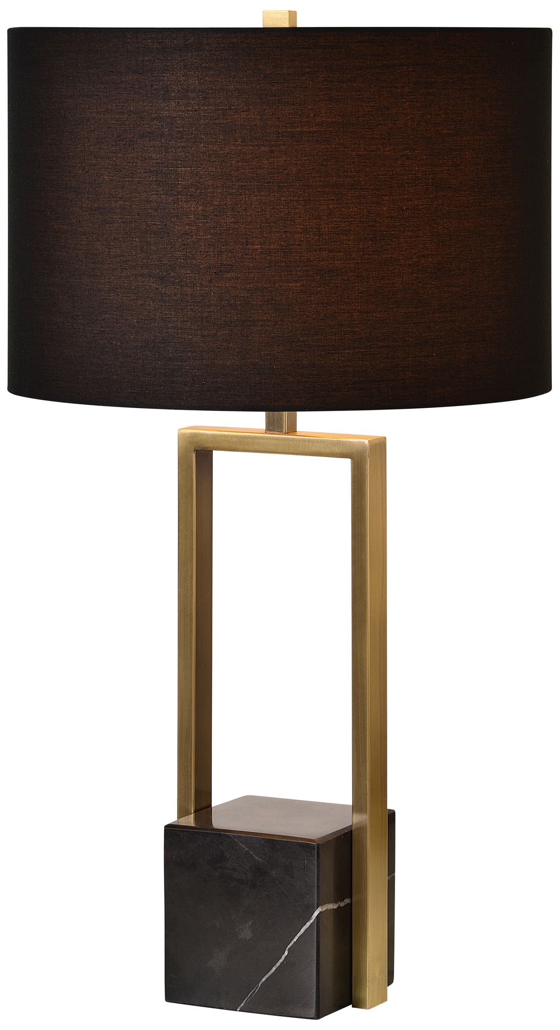Image 3 Renwil Arla 27 3/4" High Modern Brass and Black Marble Table Lamp more views