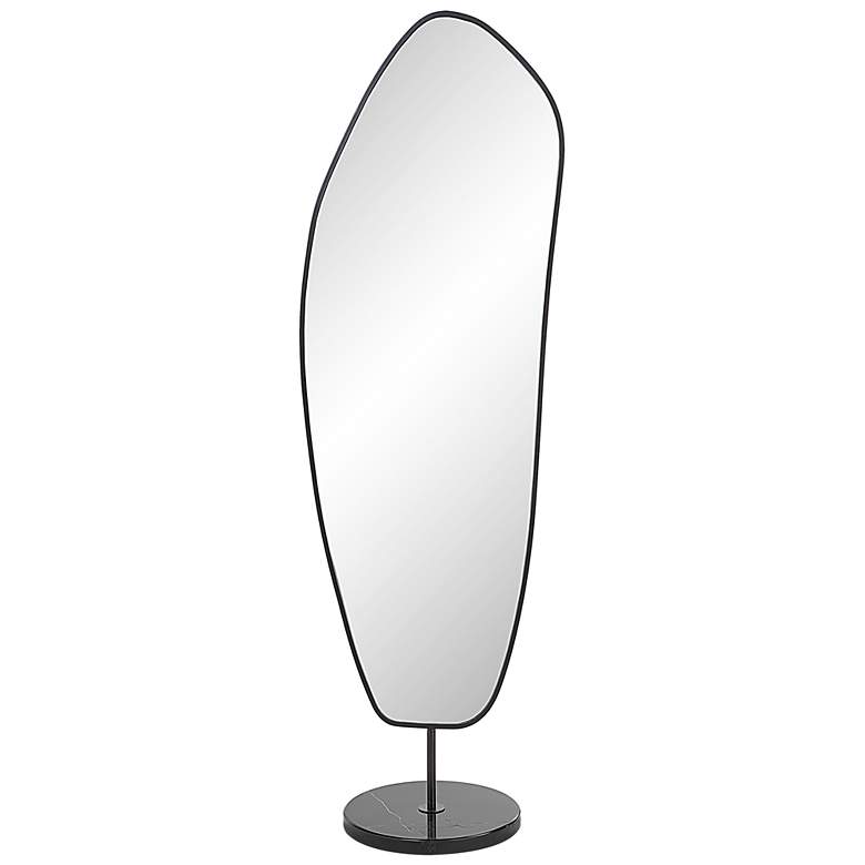 Image 1 Renwil Arlon Iron Matte Black Stand Alone Mirror 22x 16 x 72