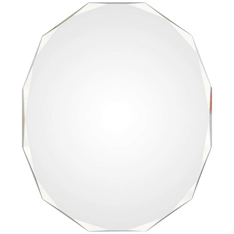 Image 1 Renwil Astor All-Glass 24" x 28" Polygonal Frameless Wall Mirror