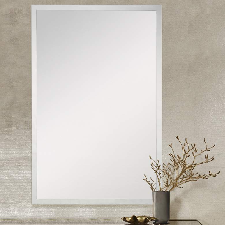 Image 1 Renwil Ataren All-Glass 24" x 36" Rectangular Wall Mirror