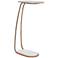 Renwil Balam 6 1/2" Wide Antique Brass Side Table