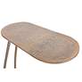 3_Renwil Balam 6 1/2" Wide Antique Brass Side Table more views