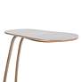 4_Renwil Balam 6 1/2" Wide Antique Brass Side Table more views