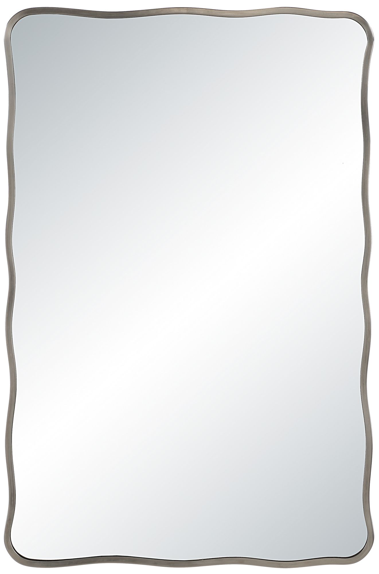 Image 2 Renwil Balsa 36" H x 24" W Wall Mirror, Silver more views