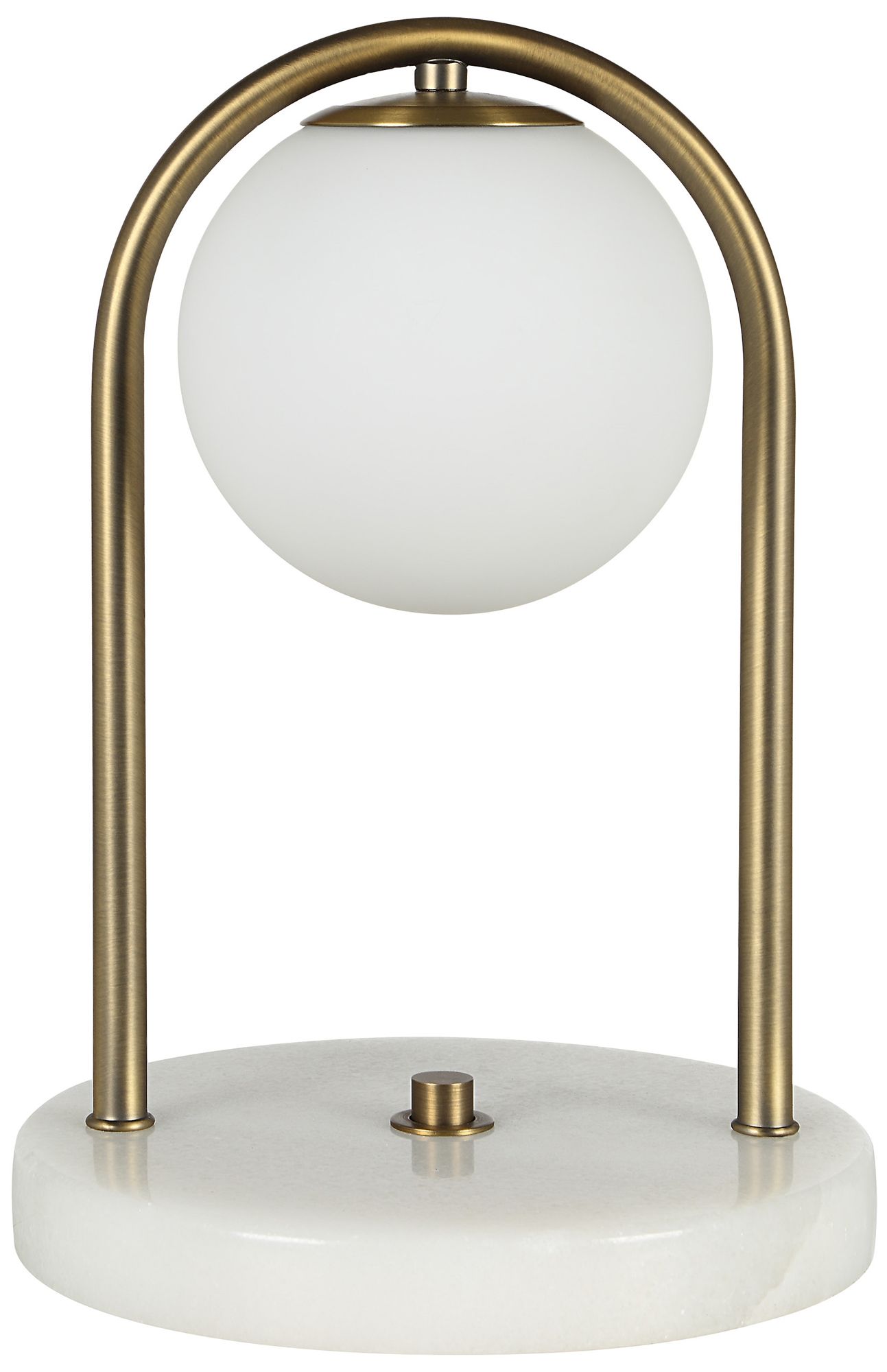 Renwil Barca Table Lamp with Round Glass Shade