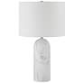Renwil Beausoleil 24 1/2" High Natural Honed White Marble Table Lamp