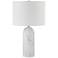 Renwil Beausoleil 24 1/2" High Natural Honed White Marble Table Lamp