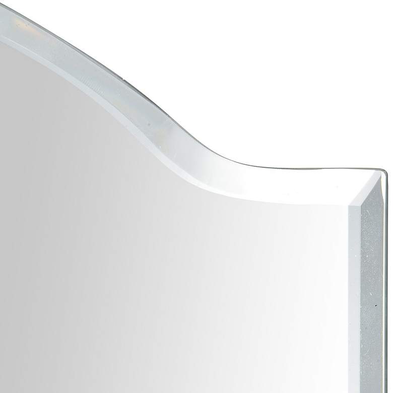 Image 4 Renwil Bellerose Frameless 24" x 36" Arched Wall Mirror more views