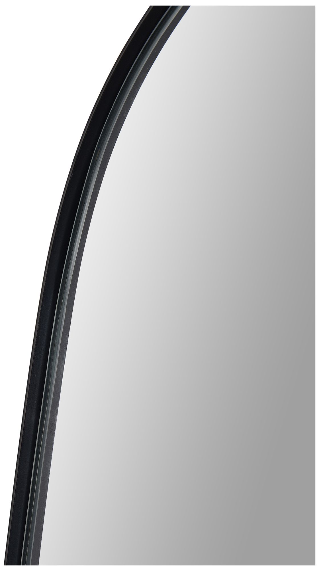 Image 3 Renwil Bergen 36" Tall Rectangle Wall Mirror, Black more views