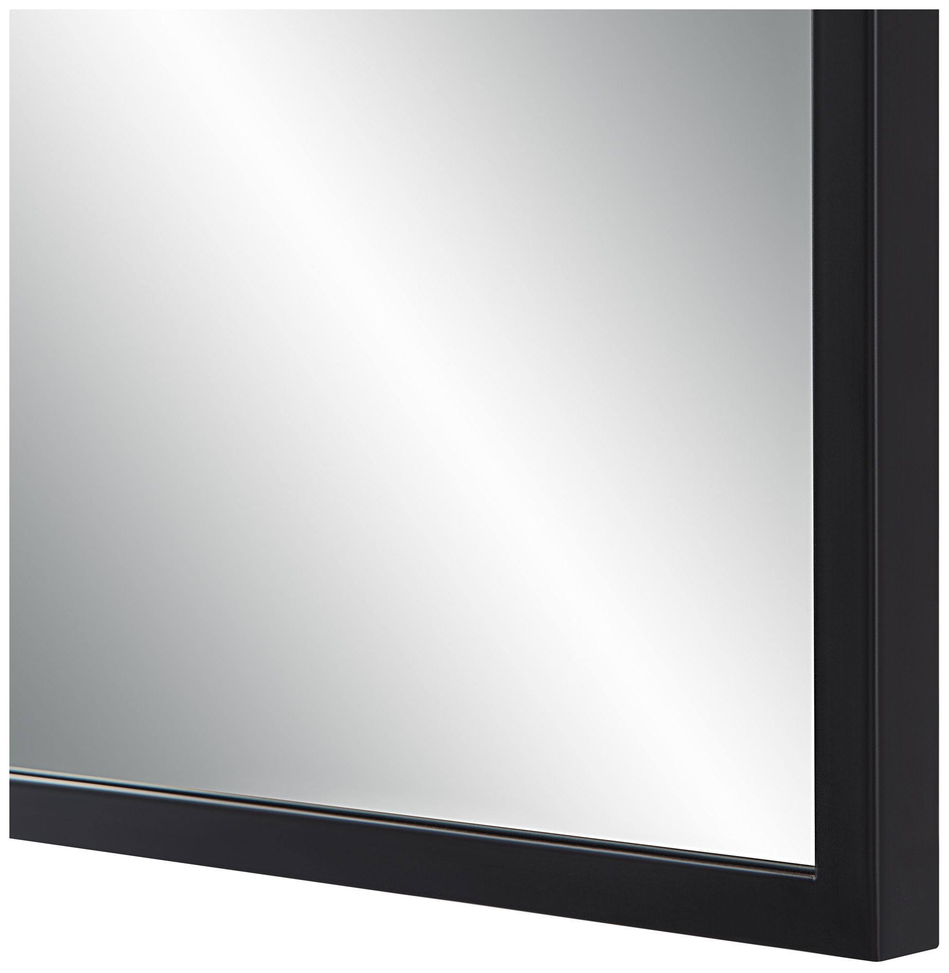 Image 3 Renwil Breda 45" Tall Recatangular Arch Mirror, Matte Black more views